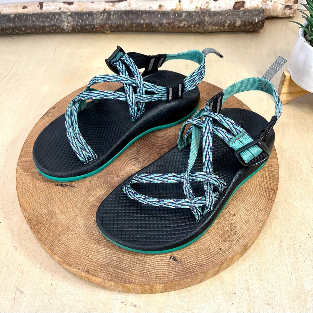 ‘Chaco Kids' ZX/1 EcoTread Sandals in The Helix Peach Size 3
